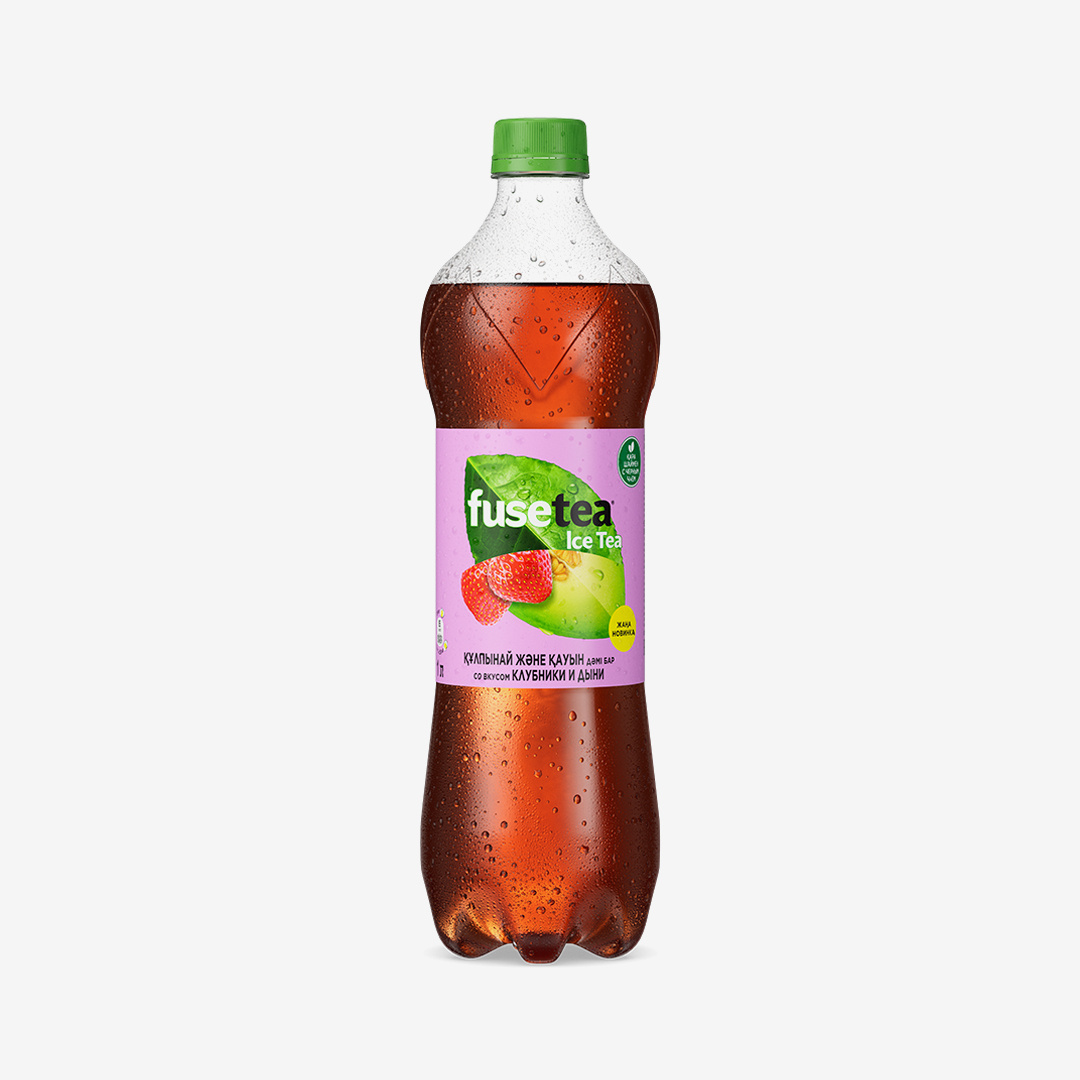 Чай Fuse Tea со вкусом клубники и дыни, 1 л