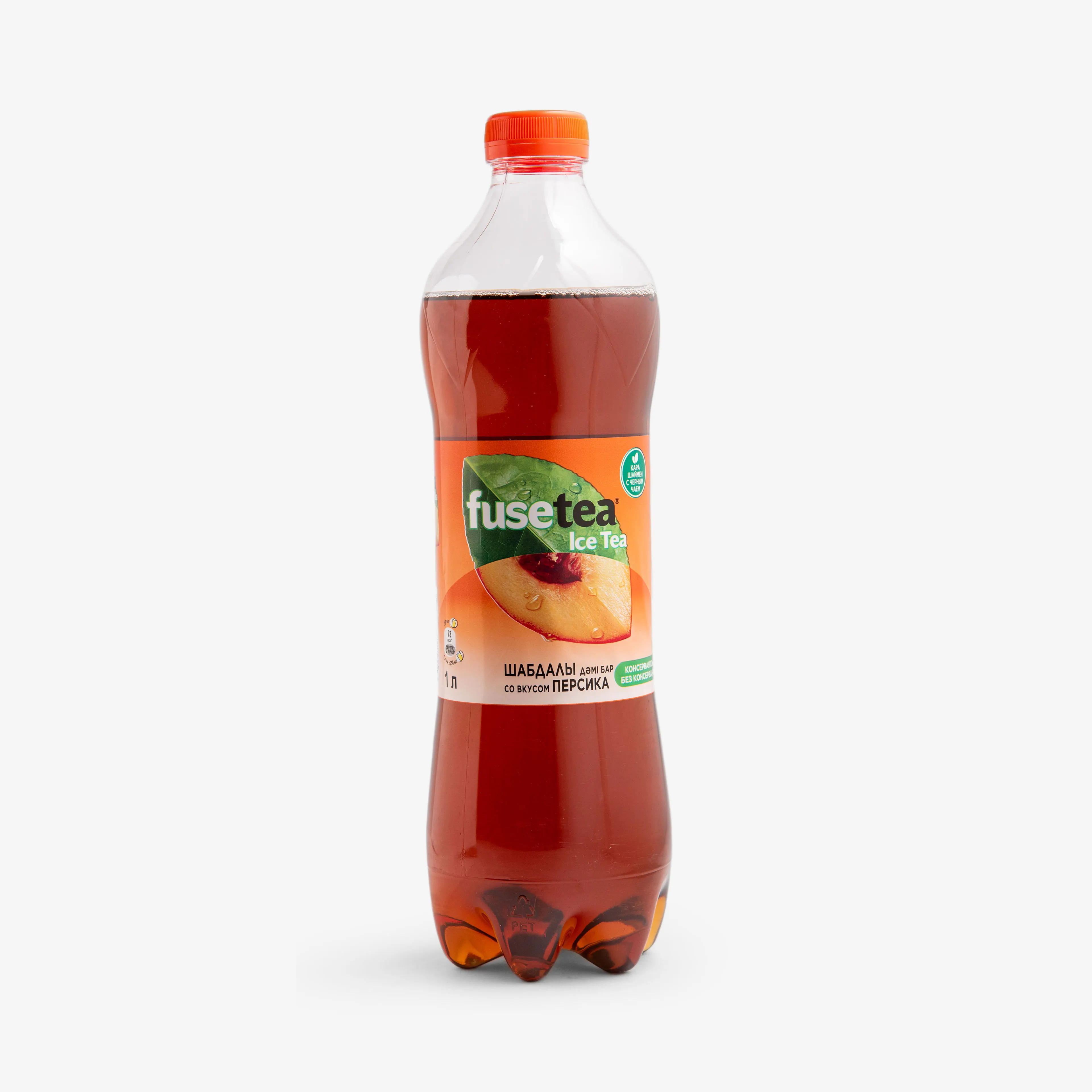 Чай Fuse Tea чёрный со вкусом персика, 1 л