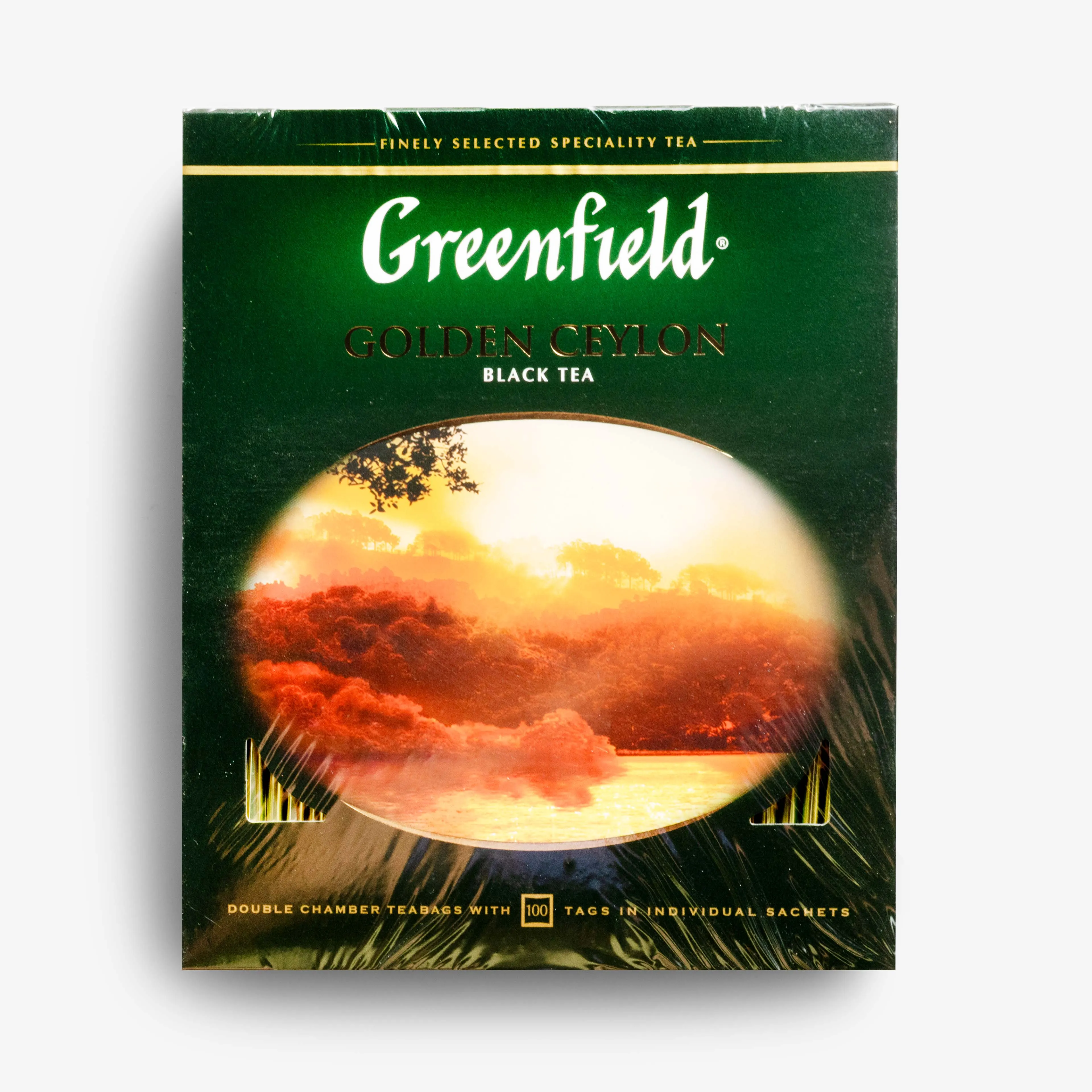 Чай Greenfield Golden Ceylon чёрный, 100 пак.