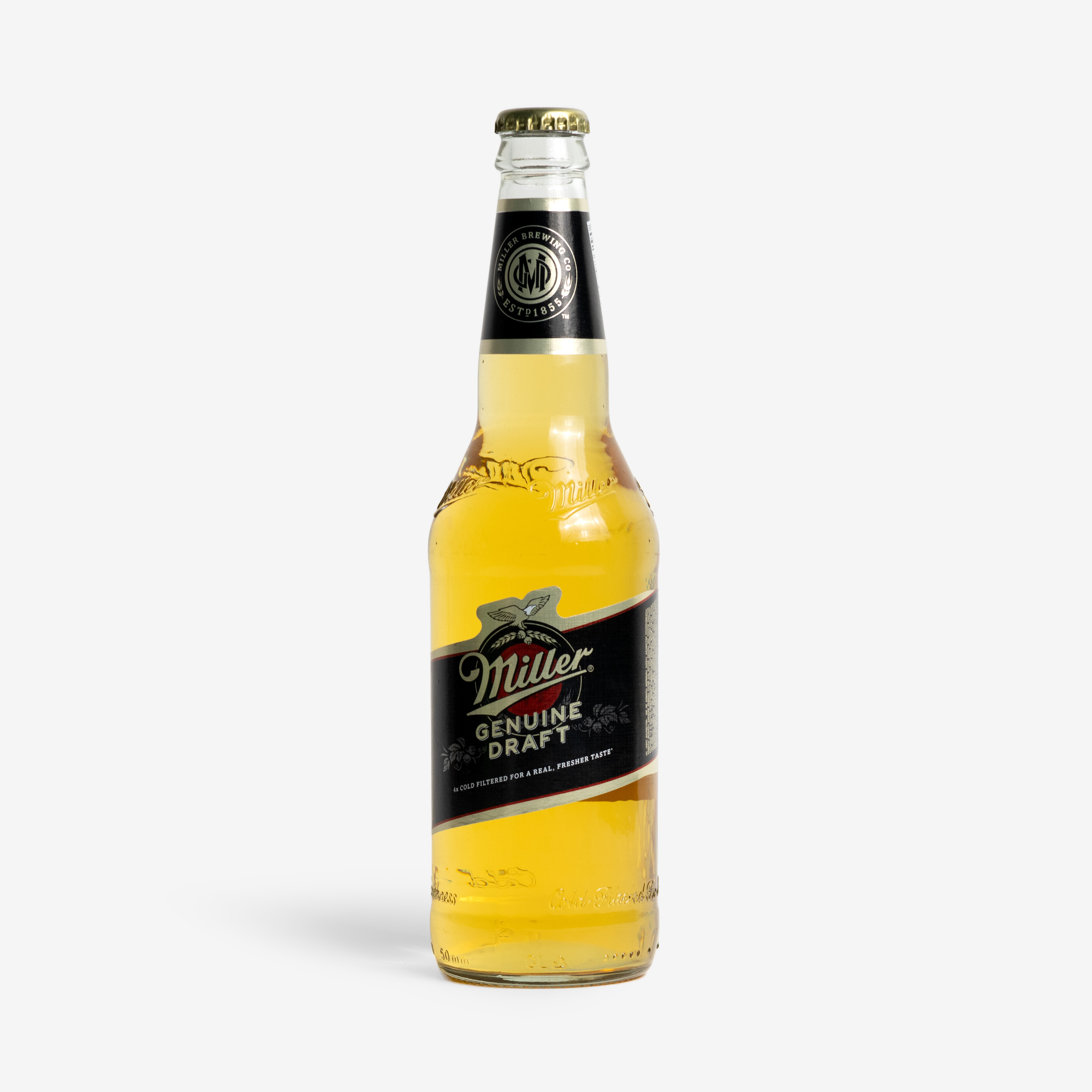 Пиво Miller Genuine Draft светлое фильтрованное 4,4%, 0,5 л