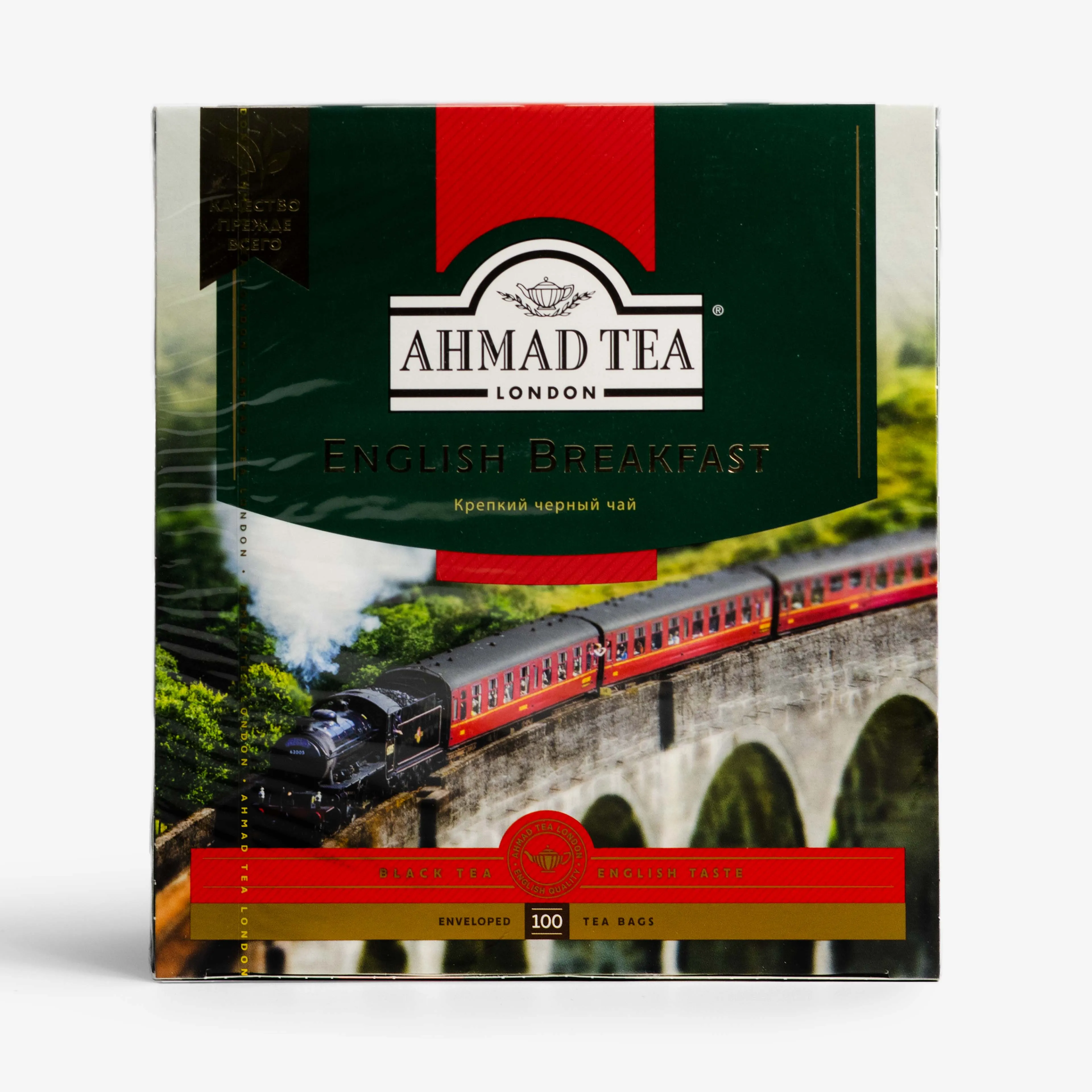 Чай Ahmad Tea чёрный Английский завтрак, 100 пакетиков