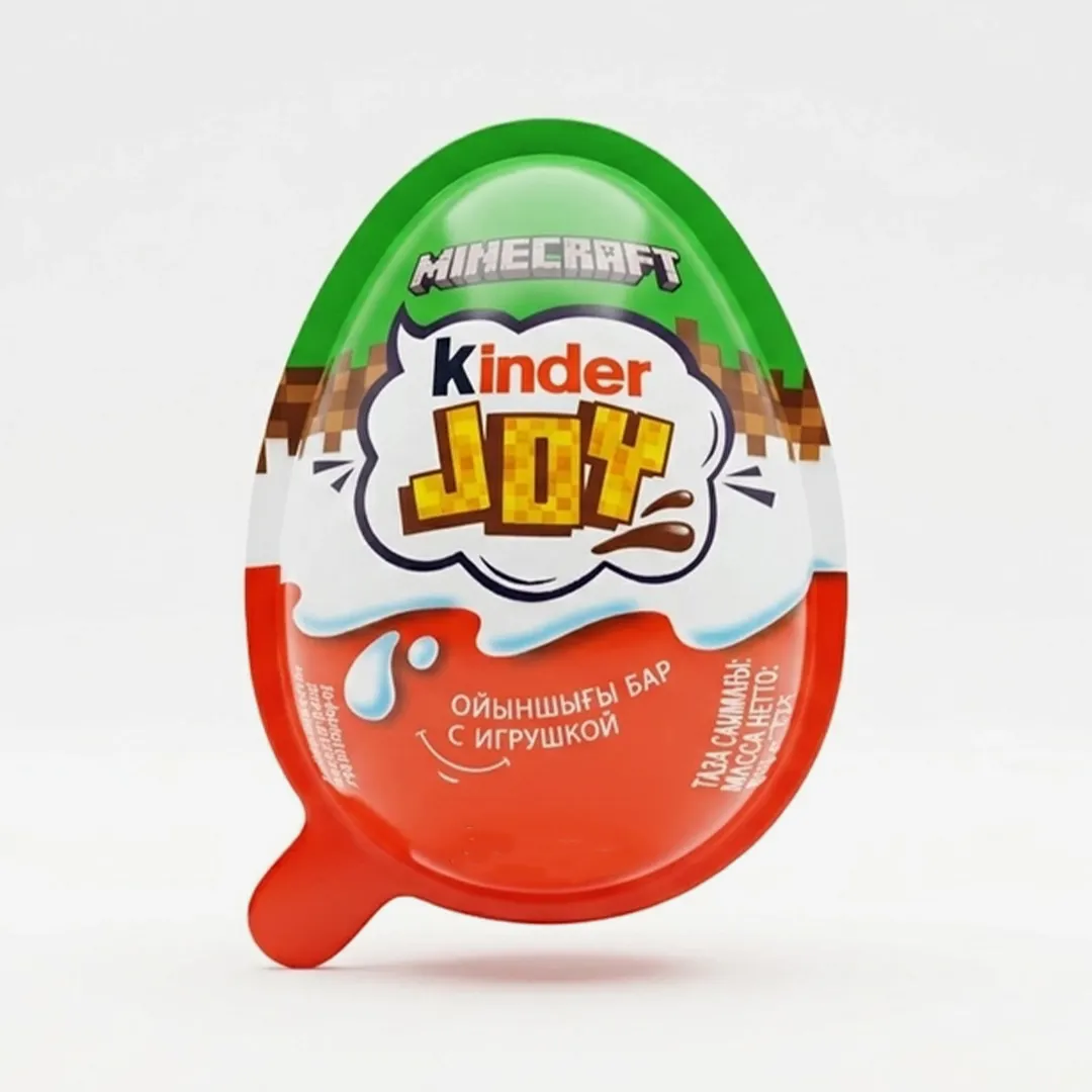 Шоколадное яйцо Kinder Joy Minecraft, 20 г