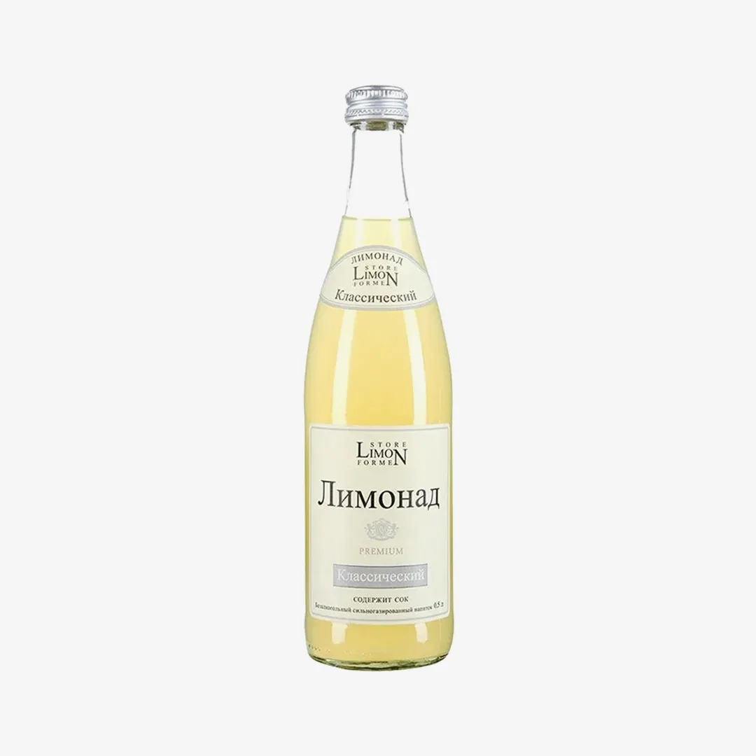 Лимонад Limon Story Premium газированный классический, 0,5 л