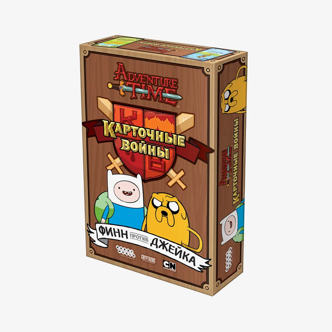 Настольная игра Время приключений. Карточные войны: Финн против Джейка
